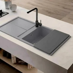 Planche à découper multifonction Elleci ELENA gris 50 cm