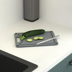 Planche à découper Néo 2 en plastique gris 29,8x23,5cm - Gris- 5five