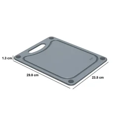 Planche à découper Néo 2 en plastique gris 29,8x23,5cm - Gris- 5five