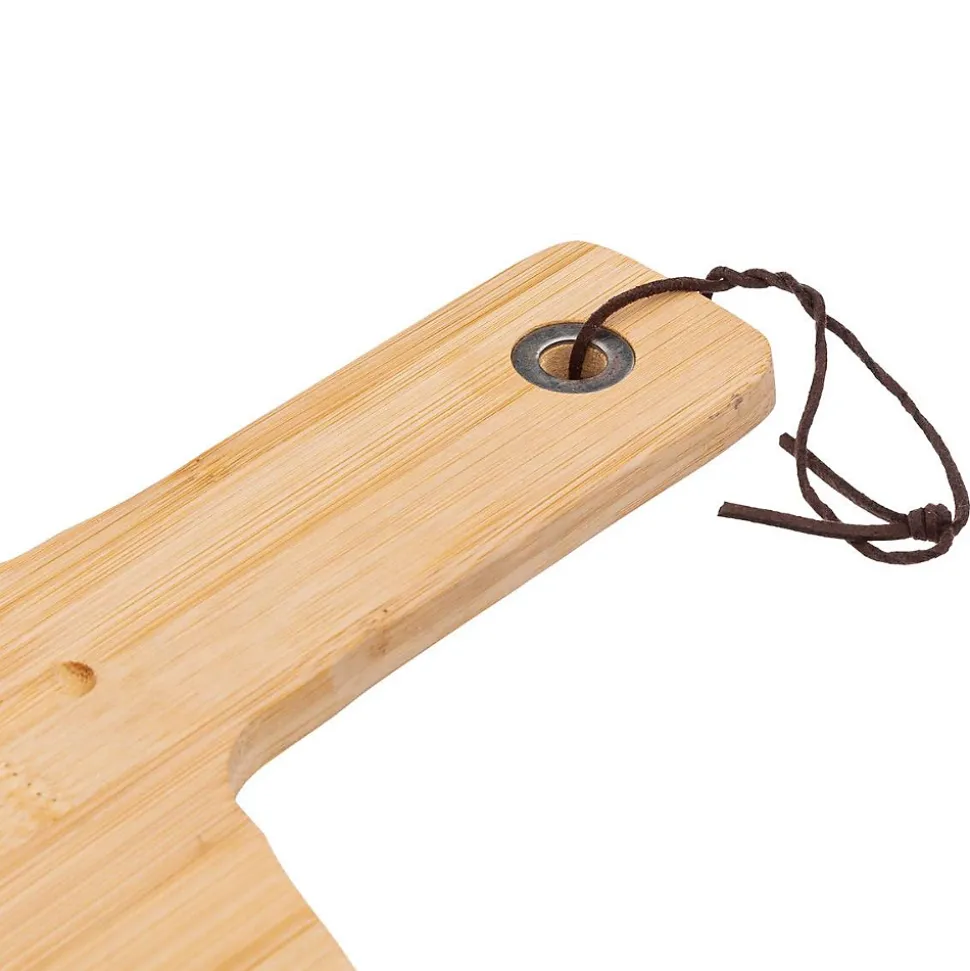 Planche à découper pizza avec roulette 37cm Bambou - 5Five