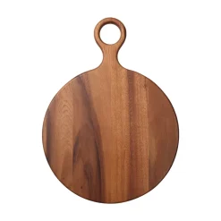 Planche à découper ronde 33 cm en acacia