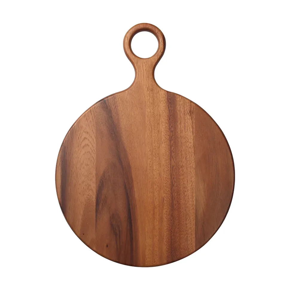 Planche à découper ronde 33 cm en acacia