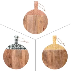 Planche à découper ronde Atika 30 cm (1 modèle aléatoire)