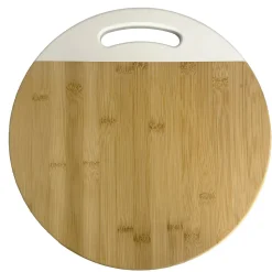 Planche à découper ronde en bambou l. 35,5 cm Guy Levasseur Baya