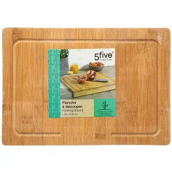 Planche à découper 35x24 cm rebord Bambou - 5Five