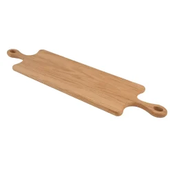 Planche à pain avec 2 poignées 62x15 cm en chêne