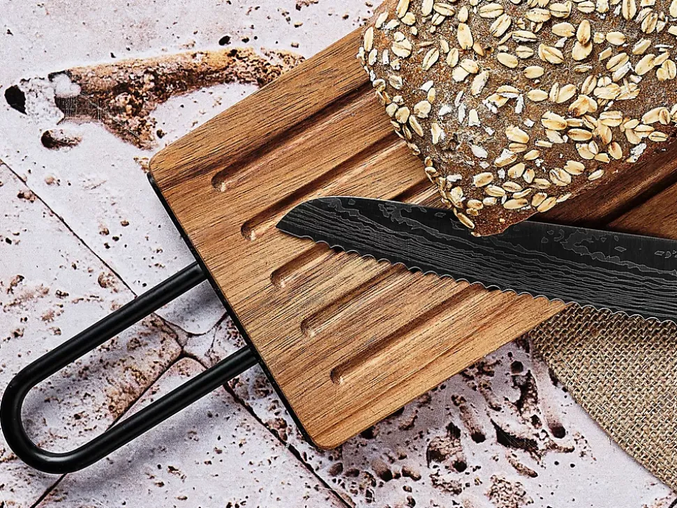 Planche à pain en bois d'acacia STINE - 39 x 13cm