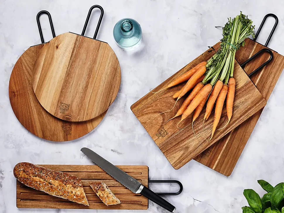 Planche à pain en bois d'acacia STINE - 39 x 13cm