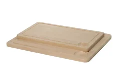 Planche Bois avec Rigole 35X20X1.6 cm - Matériel CHR Pro