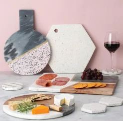 Planche en bois d'acacia et terrazzo - Typhoon