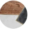 Planche en bois d'acacia, marbre et pierre D30 cm - Typhoon