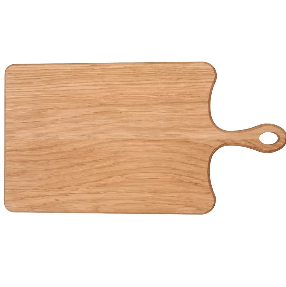 Planche rectangle avec rigole 39,5x21 cm en hêtre