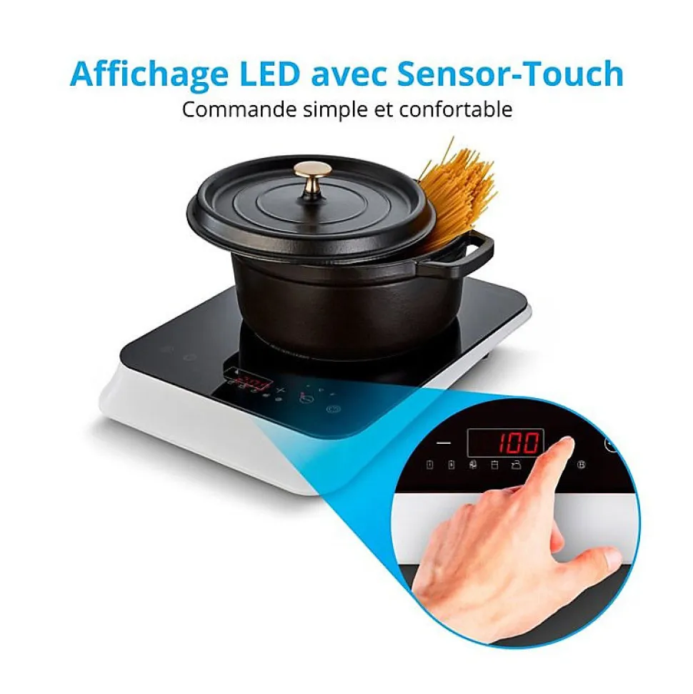 Plaque à induction 1 foyer MEDION MD18490 2000 W noir 29 x 36 x 6 cm