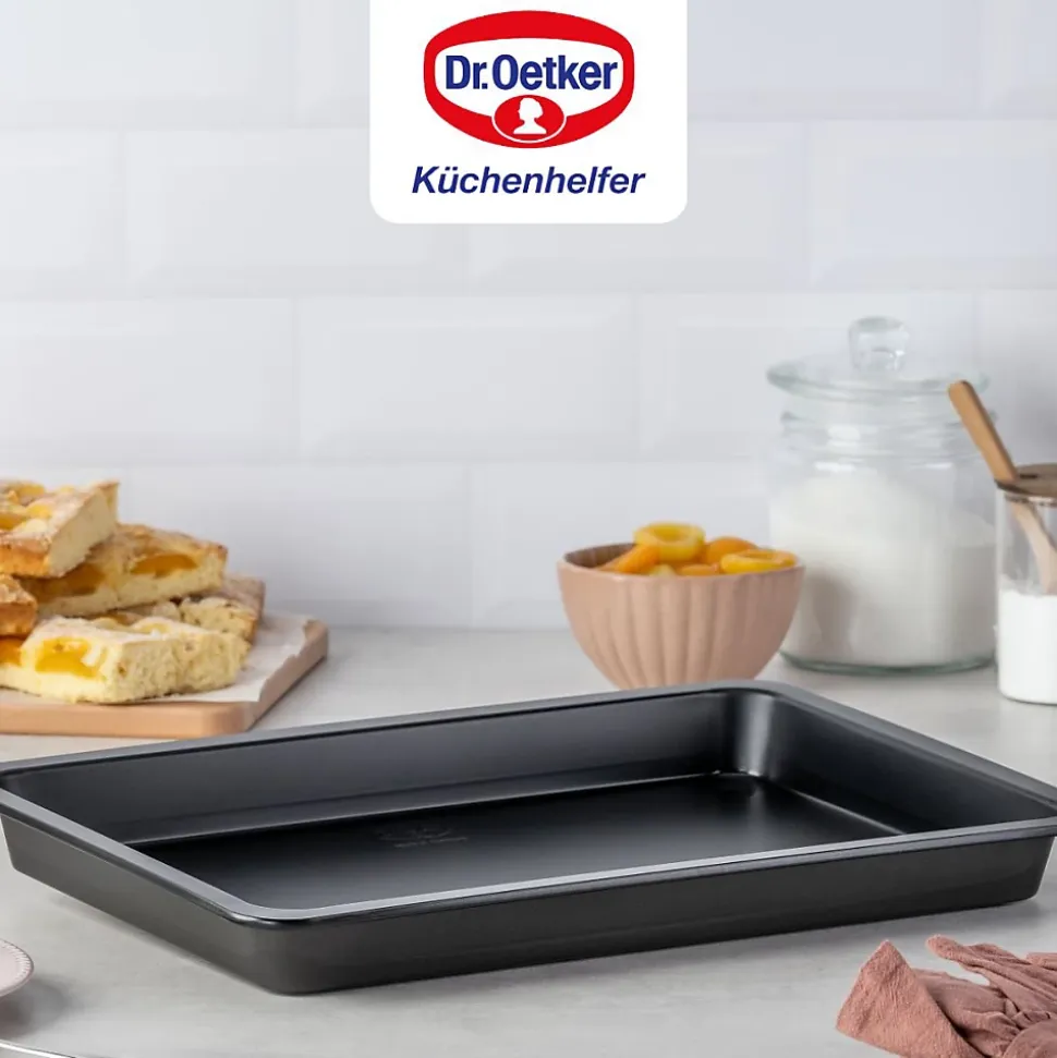 Plaque à pâtisserie à rebord extra haut 42 x 29 cm Dr Oetker Tradition