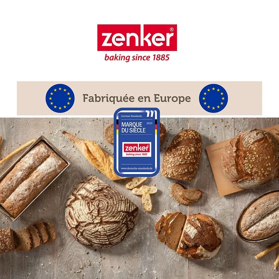 Plaque à pâtisserie perforée 40 x 30 cm en alu 18/10 Zenker Special Cooking