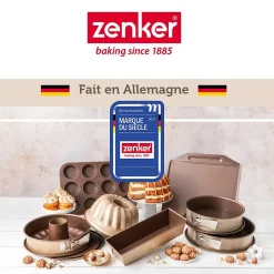 Plaque à pâtisserie sans rebords 36 x 33 cm Zenker Mojave Gold