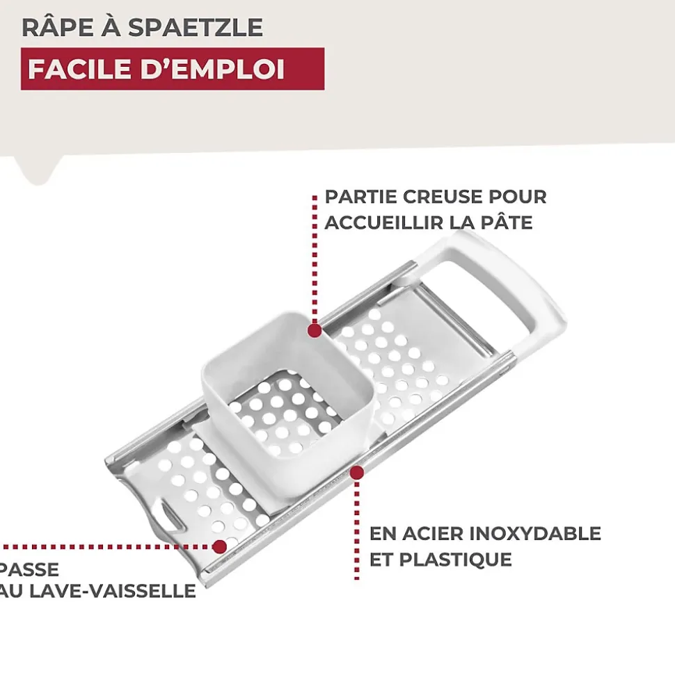 Plaque à spätzle 33 cm Fackelmann Handmade Tradition