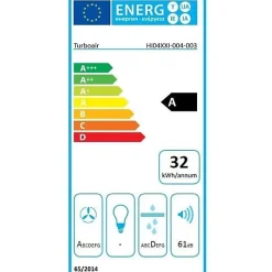 Plaque a induction aspirante - TURBOAIR - Impulso - BL/A/60 - 4 feux - 60,2 x 51,7 cm - Noir
