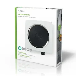 Plaque Chauffante Électrique 1500W 185 mm Protection contre la Surchauffe NEDIS