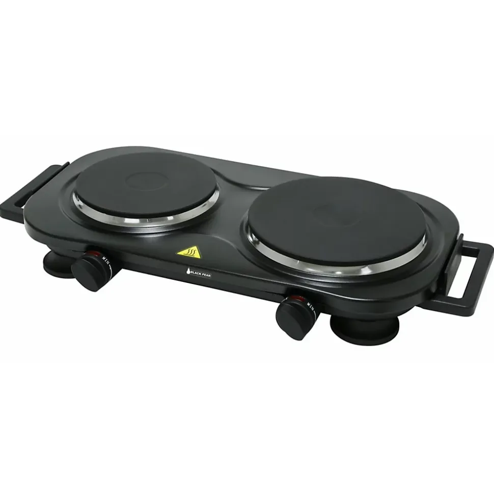 Plaque de cuisson 2 feux - Noir - 2250W - Blackpear BHP004