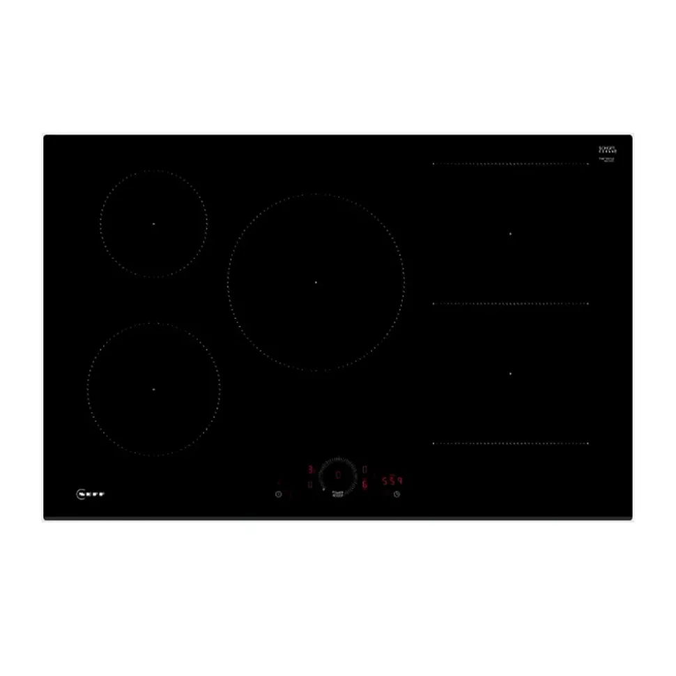 Plaque de cuisson à induction 80cm 5 foyers 7400w Neff T58FHW1L0 n70
