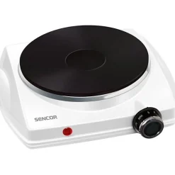 Plaque de Cuisson - Mobile Electrique Plaque de cuisson électrique - SENCOR - SCP 1503WH-EUE4 - 1500 W - 1 foyer - Blanc