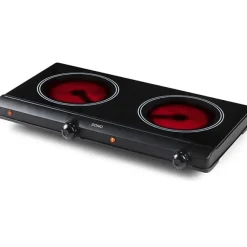 Plaque de Cuisson - Mobile Electrique Plaque de cuisson - DOMO - 2 feux - 50,2 x 29,4 x 6,7 cm - DO339KP