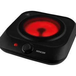 Plaque de Cuisson - Mobile Electrique Plaque de cuisson infrarouge - SENCOR - SCP 1763BK - 1200 W - 1 foyer - Noir