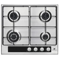 Plaque de Cuisson - Table a GAZ Table 4 foyers CONTINENTAL EDISON - gaz dont 1 triple couronne inox