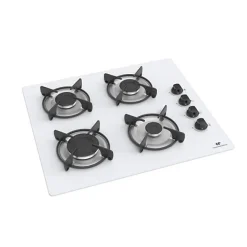 Plaque de Cuisson - Table a GAZ Table 4 foyers CONTINENTAL EDISON - Gaz verre blanc