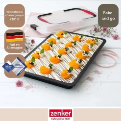 Plaque de cuisson 42 x 29 cm avec couvercle Zenker Special To Go