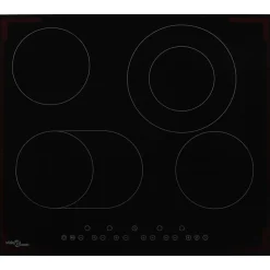 Plaque de cuisson Céramique 4 brûleurs Contrôle tactile 6600 W