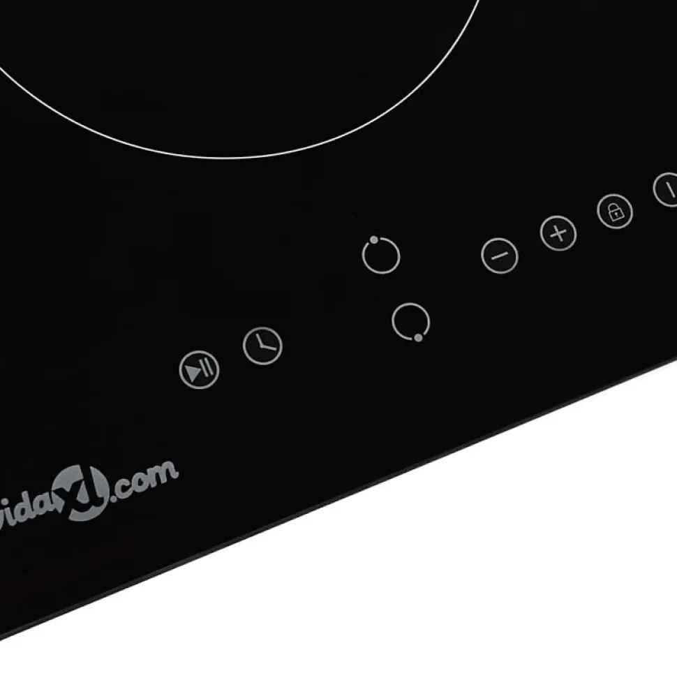 Plaque de cuisson Céramique 2 brûleurs Contrôle tactile 3000 W