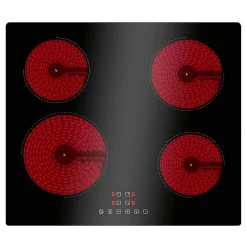 Plaque de cuisson en vitrocéramique à induction 4 feux encastrable Bomann EBKI7942
