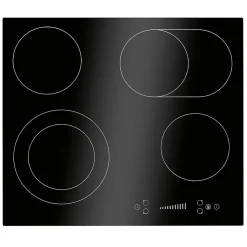 Plaque de cuisson en vitrocéramique 4 feux avec double zone encastrable Bomann EBK7941