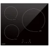 Plaque de cuisson encastrable à induction - 3 foyers, 6200 W avec minuteur intégré