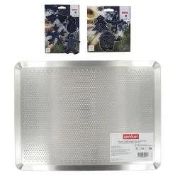 Plaque de cuisson four microperforée de 40 x 30 cm et 7 emporte-pièces de Noël inox Zenker Noël