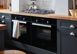 Plaque de cuisson gaz 5 foyers Cooke & Lewis coloris noir l.75 x P.52,3 x H.9,5 cm