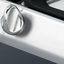 Plaque de cuisson gaz 4 foyers - coloris argent - l.59,5 x P.50 x H.3 cm - Smeg SRV564GH3