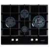 Plaque de cuisson gaz cata cata lci 6031 bk 4 foyers 1000 W 60 cm