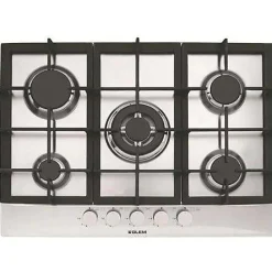 Plaque de cuisson gaz glem 5 foyers 1000 W 70 cm