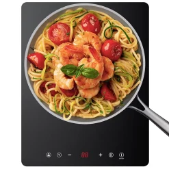 Plaque de cuisson induction Portable 1 Feux 2000W 9 Niveaux de Puissance Verrouillage Enfant Minuterie CDV201T