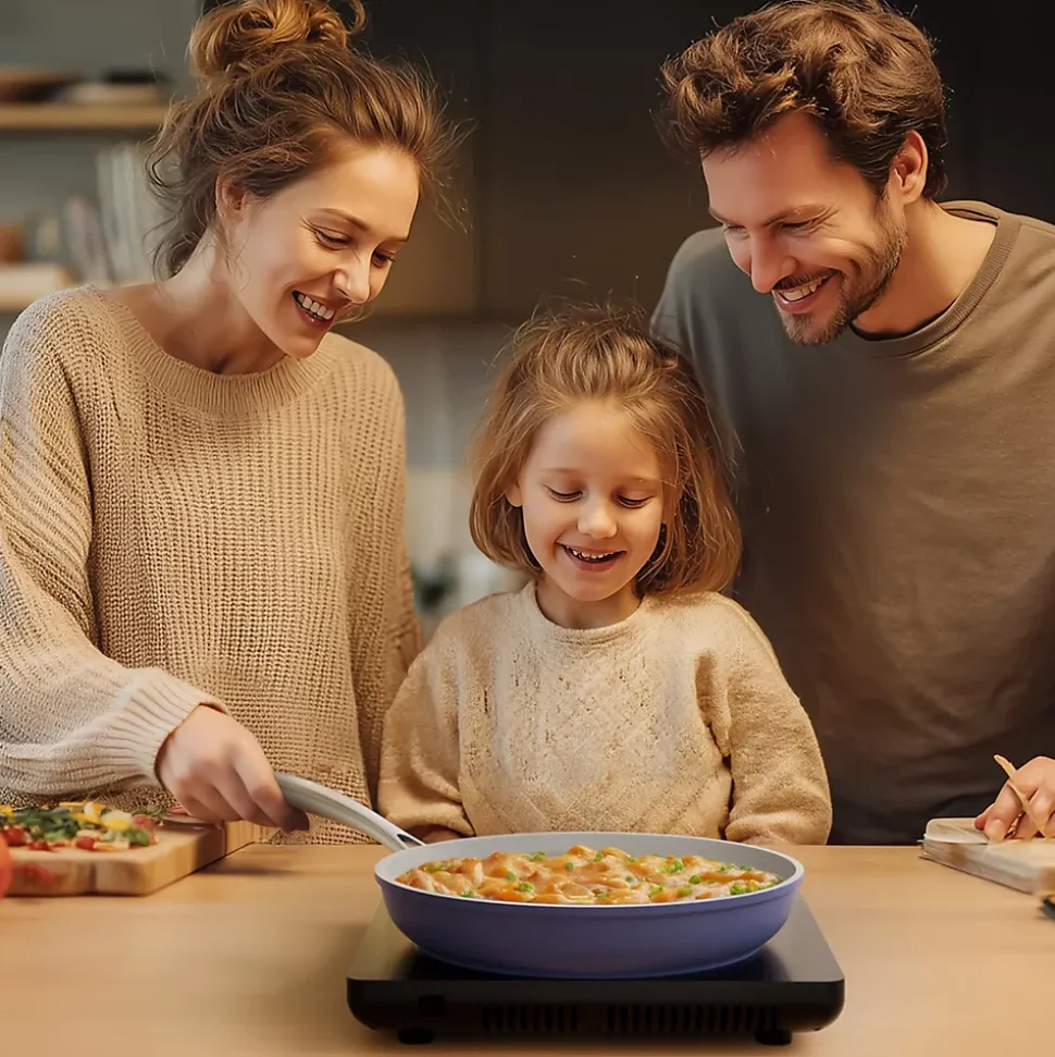 Plaque de cuisson induction Portable 1 Feux 2000W 9 Niveaux de Puissance Verrouillage Enfant Minuterie CDV201T