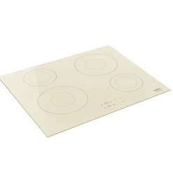 Plaque de cuisson induction 4 foyers - coloris crème - l.60 x P.51,5 x H.5,6 cm - Smeg SI2641DP