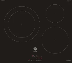 Plaque de cuisson induction balay 3 foyers 4600 W 59.2 cm