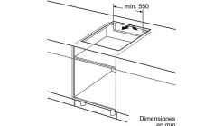Plaque de cuisson induction balay 3 foyers 4600 W 59.2 cm