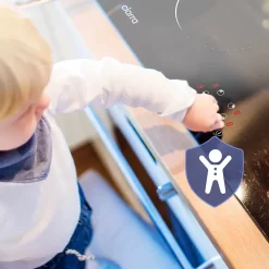 Plaque de cuisson induction 4 foyers 6000W L59xP52cm commande tactile 9 niveaux de puissance Ciarra CD4BIH-C