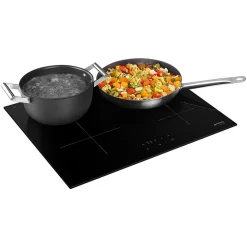 Plaque de cuisson induction 4 foyers - coloris noir - l.60 x P.51,5 x H.5,6 cm - Smeg SI2641D