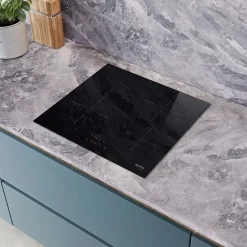 Plaque de cuisson induction 4 foyers - coloris noir - l.60 x P.51,5 x H.5,6 cm - Smeg SI2641D