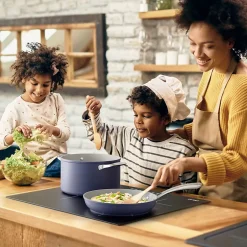 Plaque de cuisson induction 3 foyers 6200W fonction boost L59xP52cm 9 puissances securité enfant auto-stop minuterie Ciarra CD3BIH